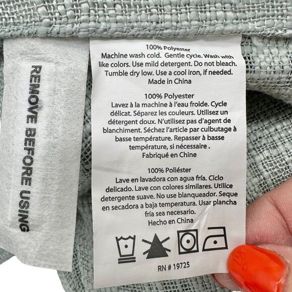 Allen+Roth Grommet Top Curtain Panel 50" X 84" Mineral Polyester Light Filtering - Picture 8 of 11